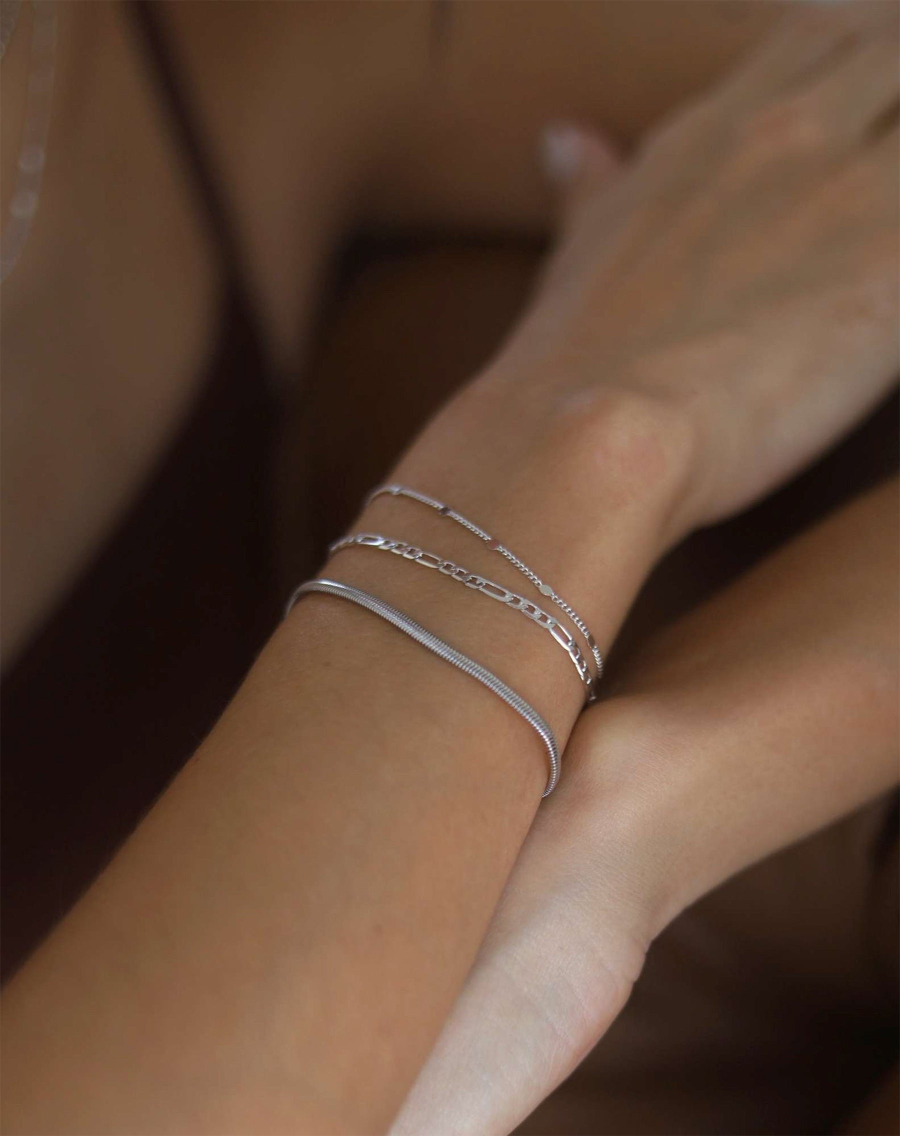 Pulseira Snake - Prata