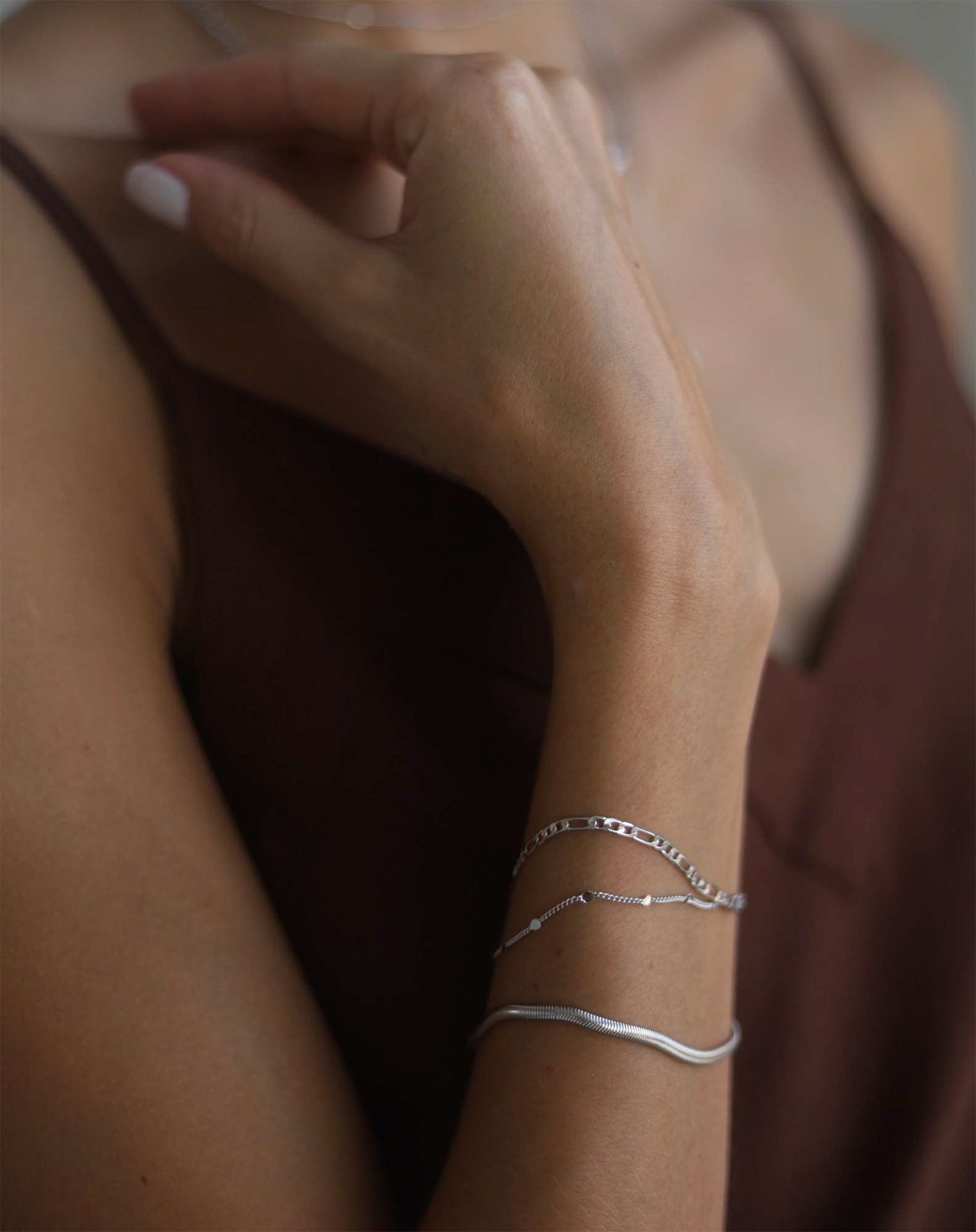 Pulseira Snake - Prata