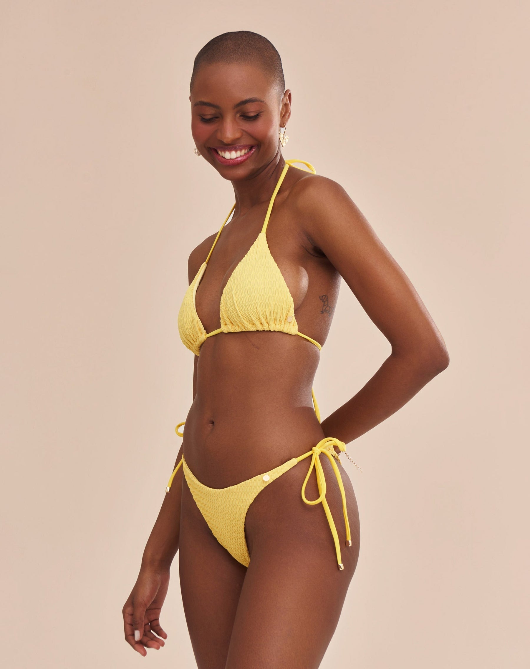 Top Ola Sophia Amarelo Sol - Amarelo