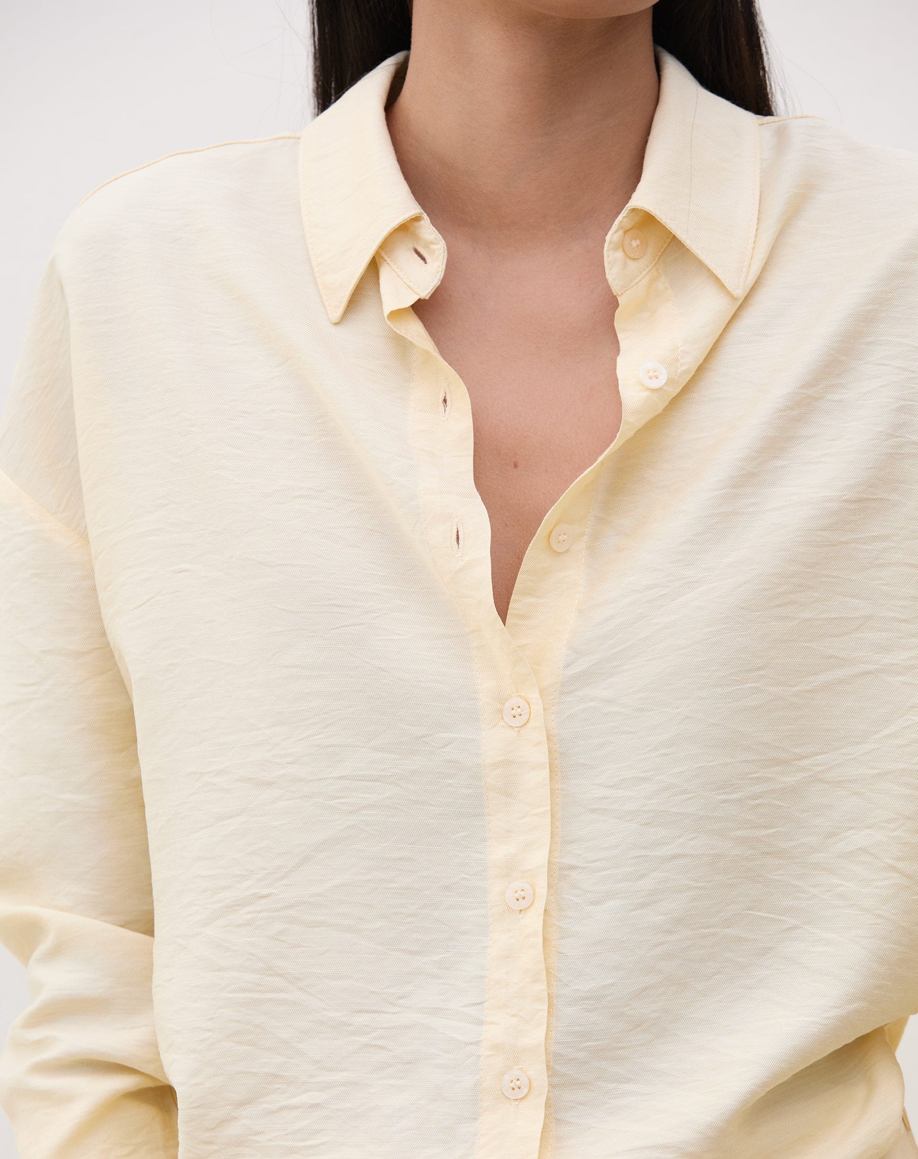 Camisa Manga Longa - Manteiga