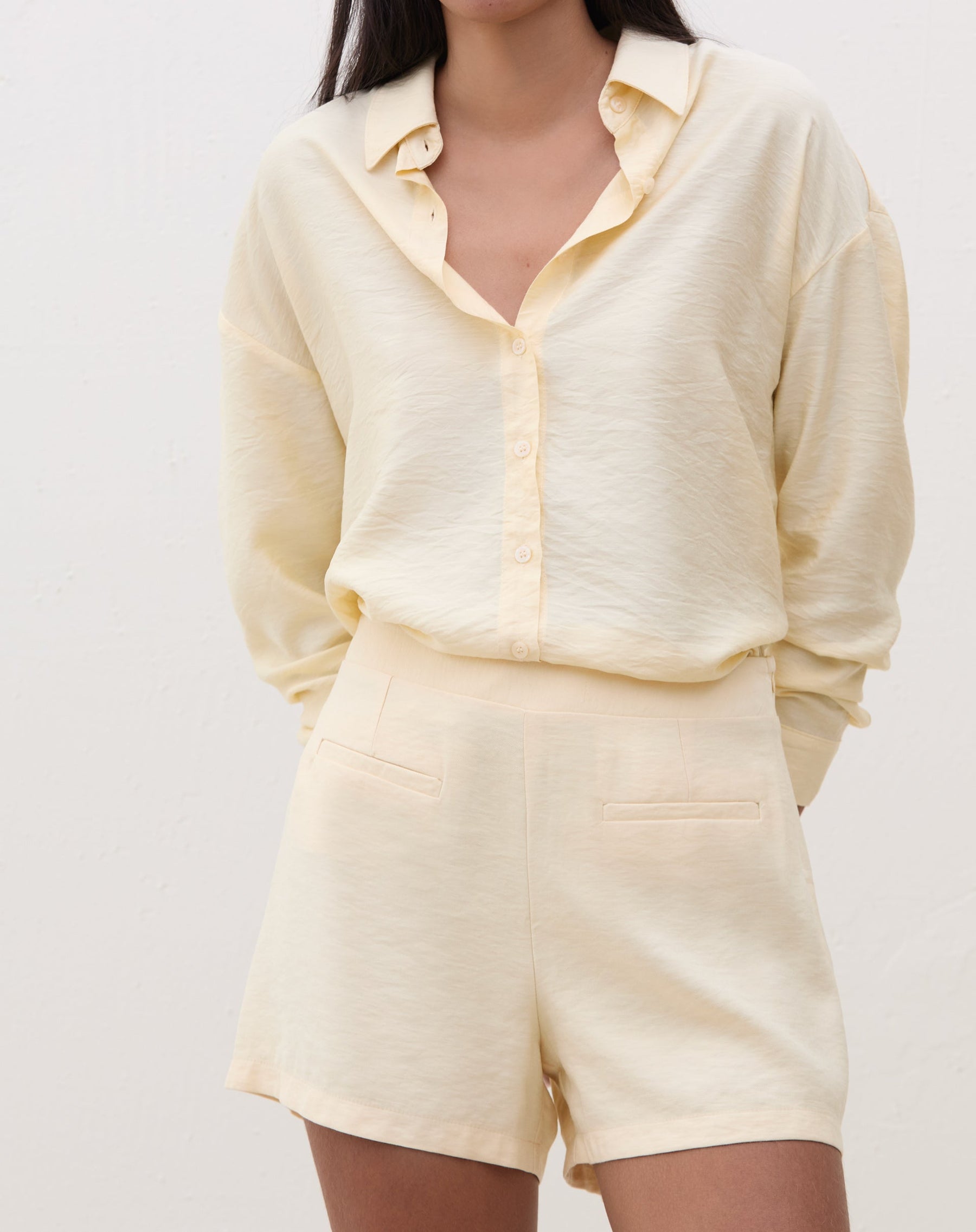 Camisa Manga Longa - Manteiga