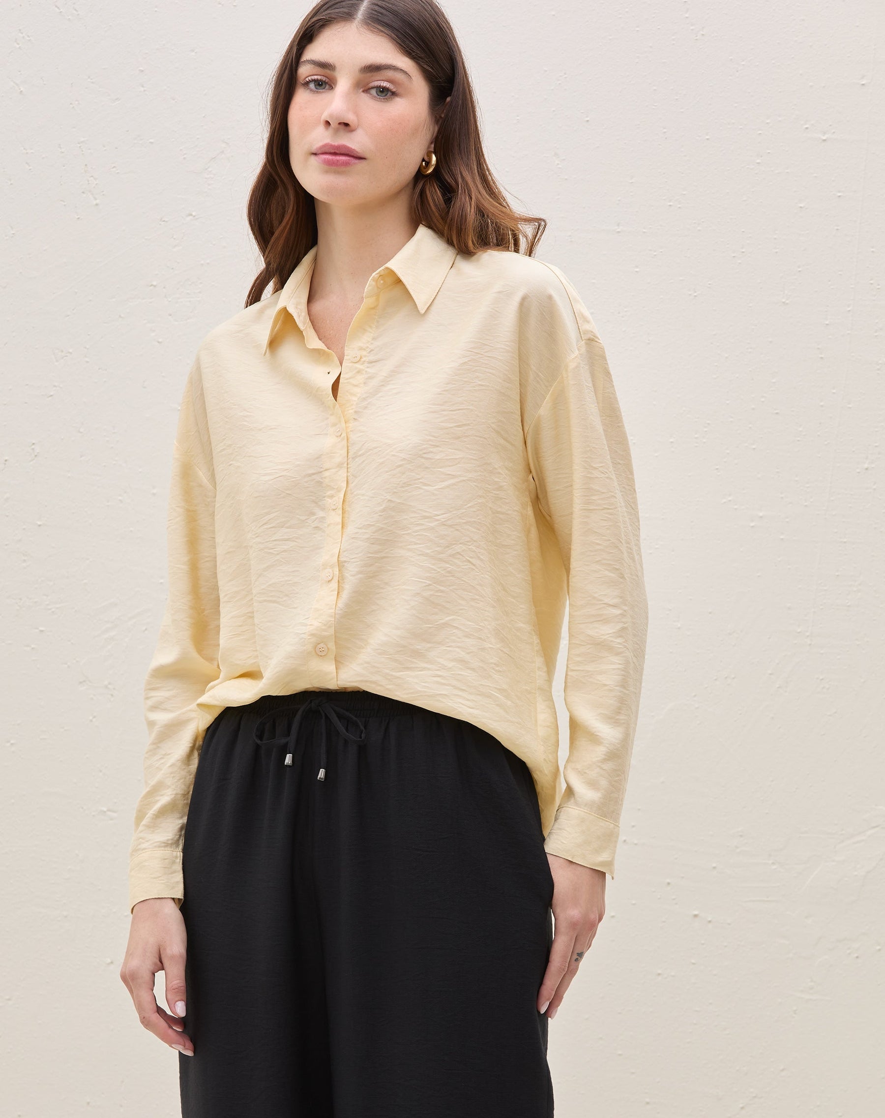 Camisa Manga Longa - Manteiga