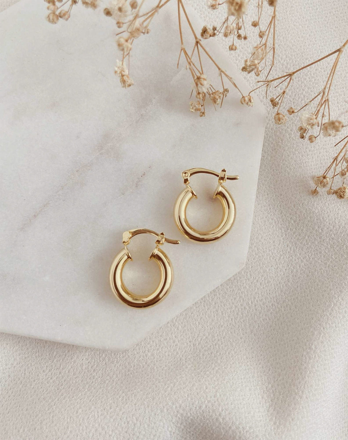 Mini Argola Classy - Dourado
