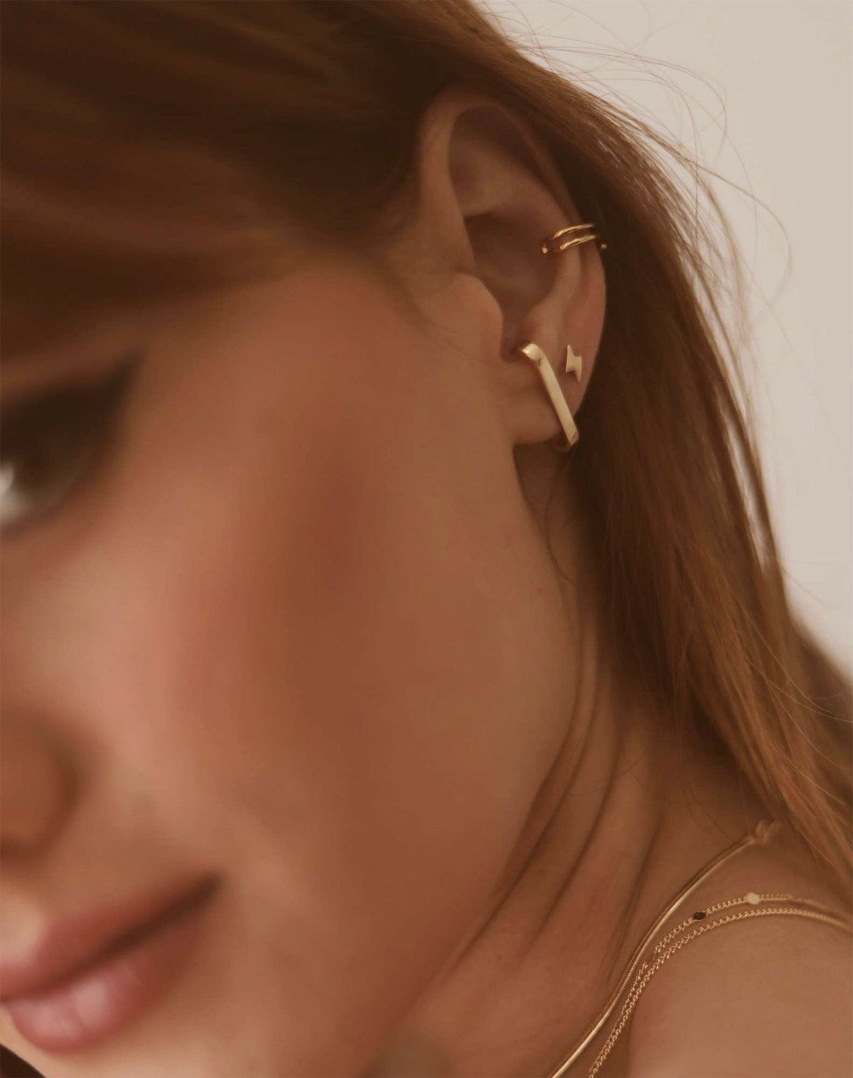 Piercing Fake Minimal - Dourado