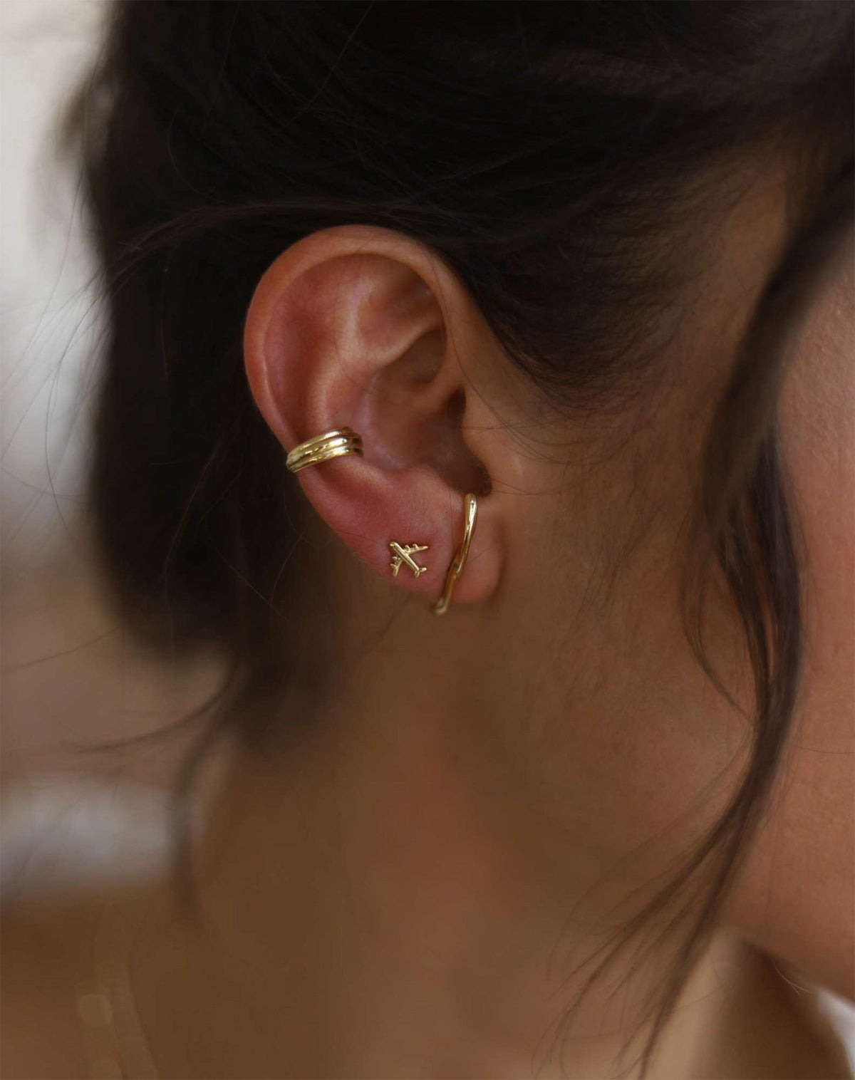 Piercing Fake Classy - Dourado