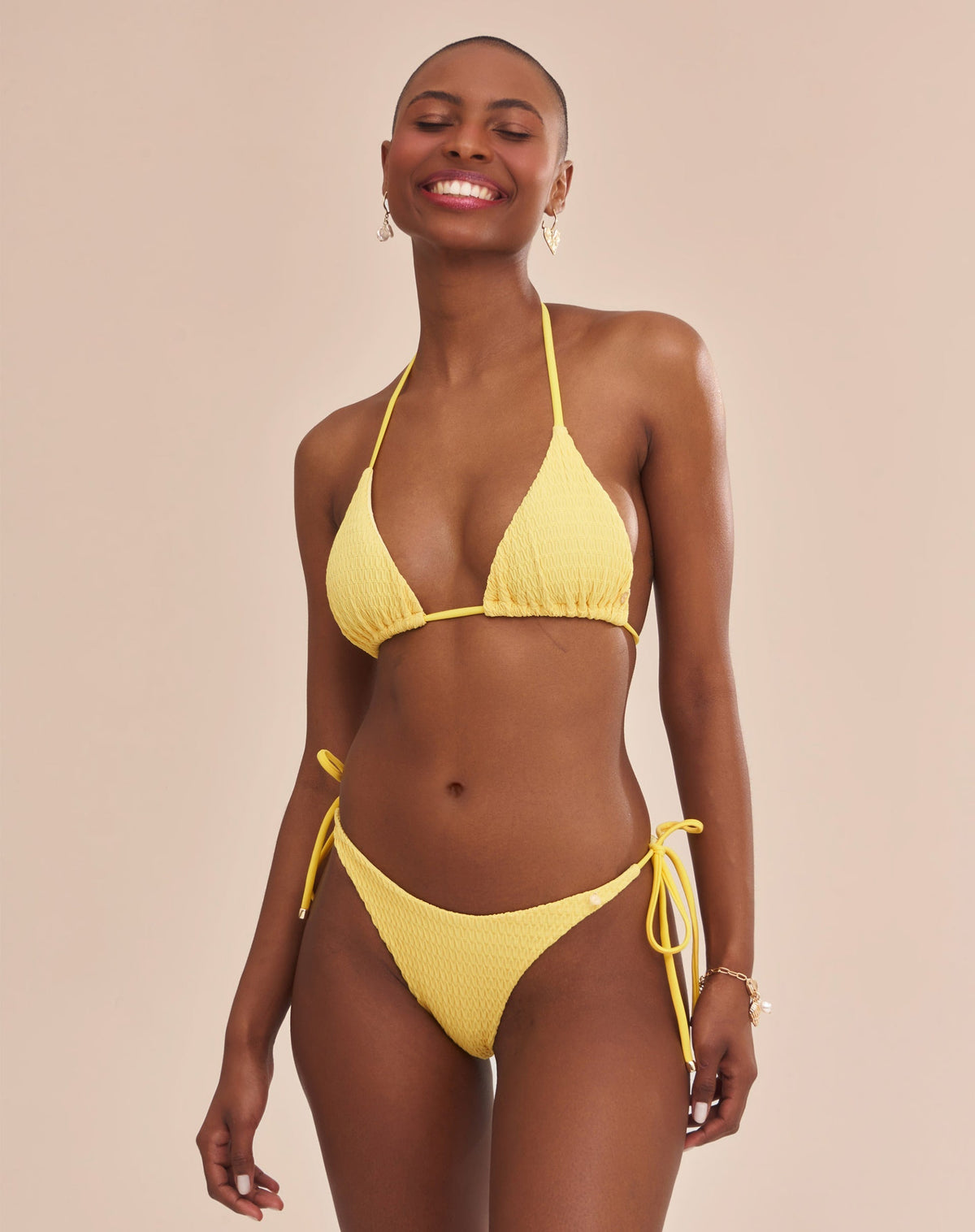 Top Ola Sophia Amarelo Sol - Amarelo
