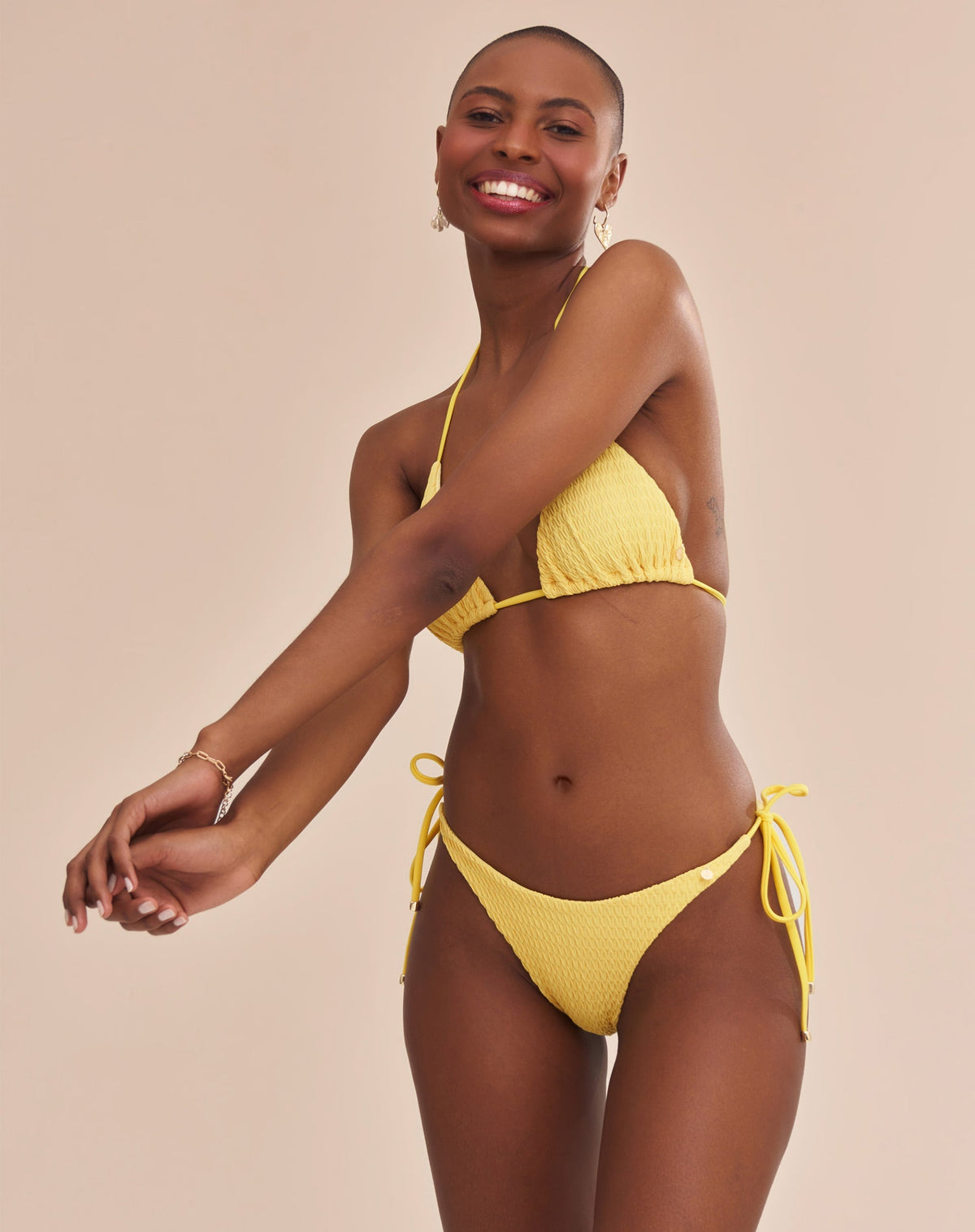 Top Ola Sophia Amarelo Sol - Amarelo