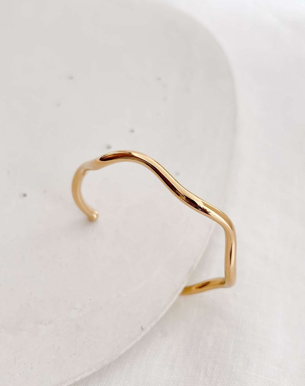 Bracelete Wave - Dourado - Dourado